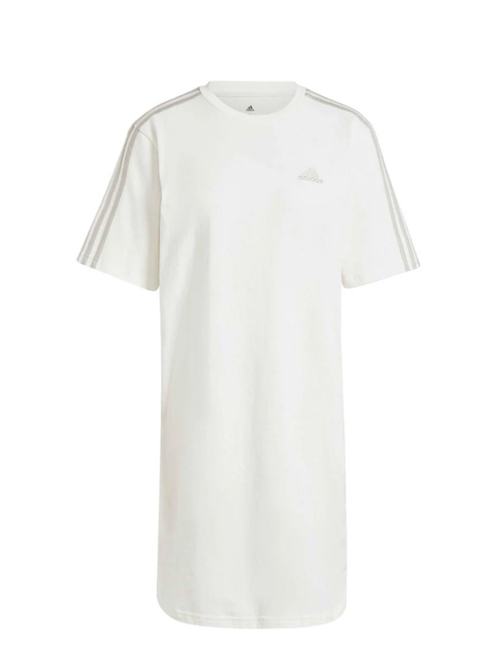 adidas White Crewneck 3-Stripe Dress NWT

621999
